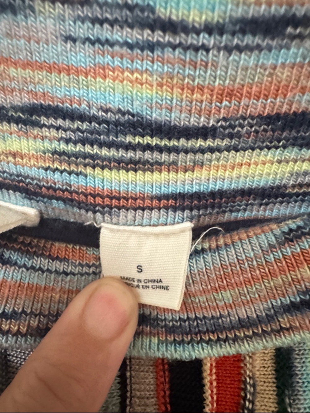 Moth Multi-Color Striped Midi Skirt - Picture 3 of 6